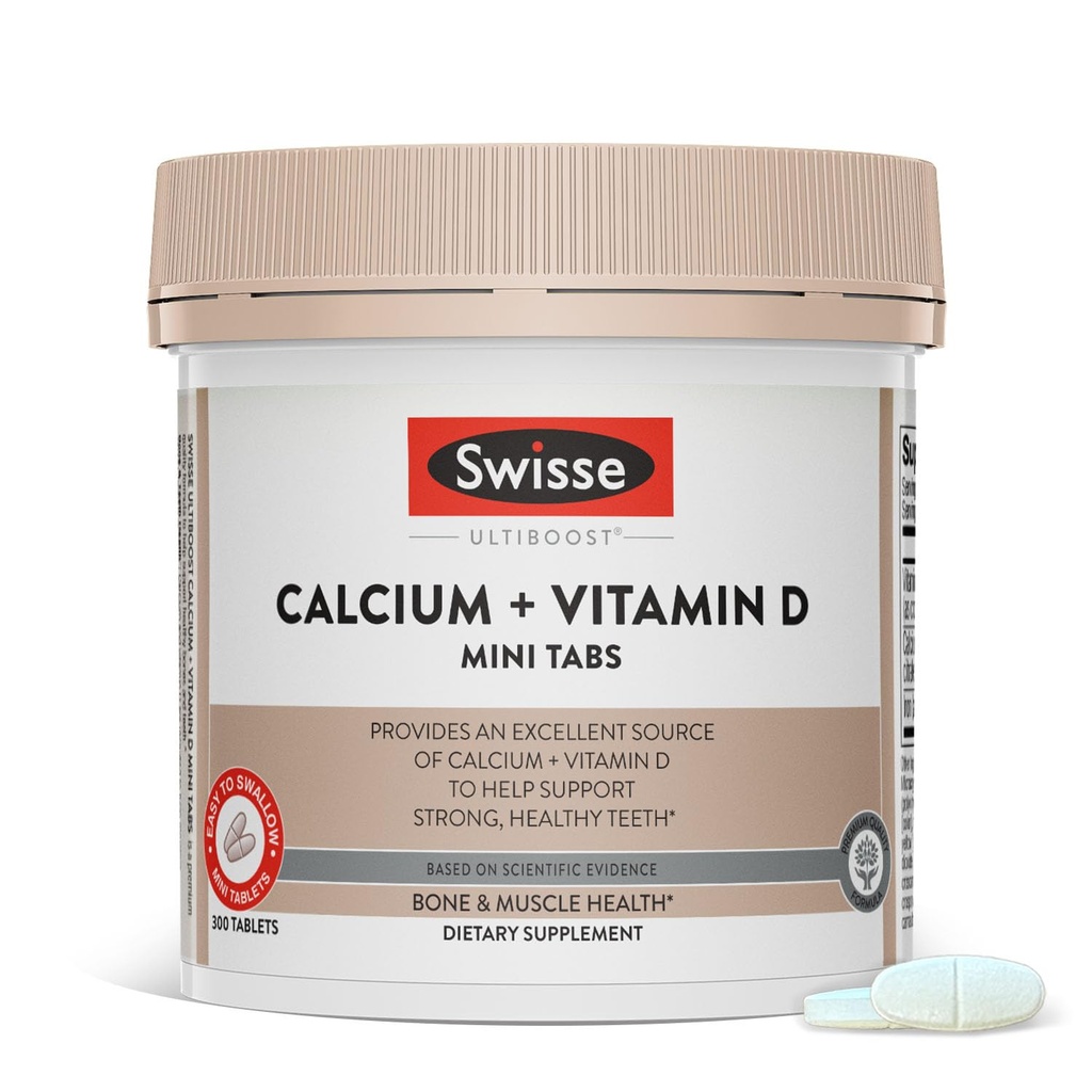 Suiça Cálcio com Vitamina D3 e Citrato 830mg Suplemento para Mulheres e Homens Suporte de Força Óssea
