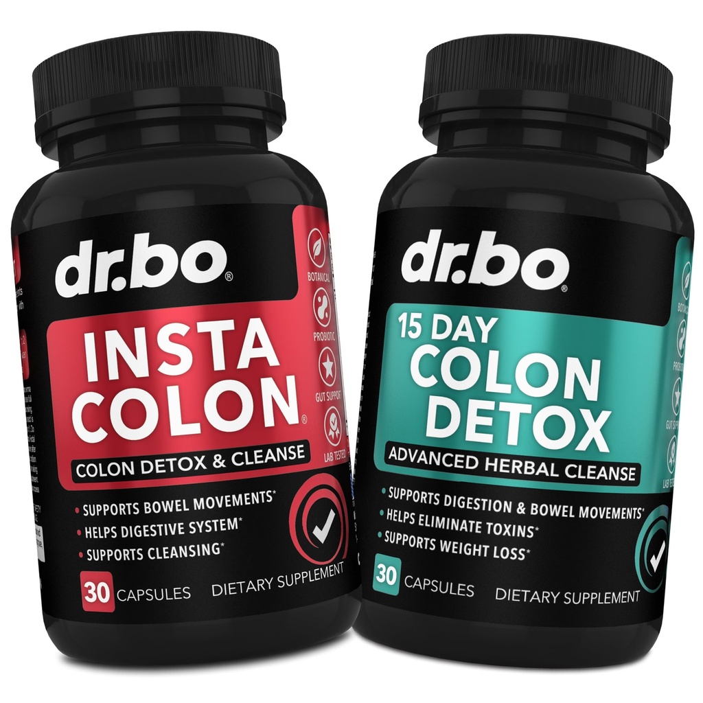 Colon Cleanser Detox Suplemento Cápsulas - 15 Dia Colon Cleanse Pills & Probiótico Herbal Cleansing - Diário Natural Bowel Movimento Suplementos para Estômago intestinal Bloating Digestive Gut Suporte