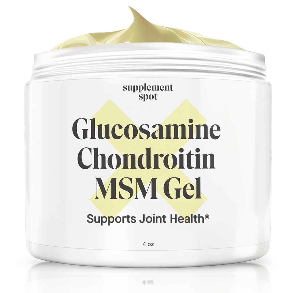 Glucosamina Chondroitin HSH Gel (4 onças) - com Glucosamina, Chondroitin, HSH & Bromelain para apoiar a saúde comum – para mulheres e homens (fornecimento de 90 dias)