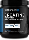 TransformarHQ Creatina Mono-hidrato Pó (60 Servões) sem sabor - 5000mg por serviço