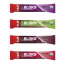 CLIF BLOKS - Energy Chews - 4 Flavor Variety Pack - Non-GMO - Plant Based Food - Fast Carbs for Cycling and Running - Snack de treino (2.1 Ounce Packet, 12 Count)