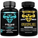 Prime Labs L Arginina (60 ct) + Cápsulas de HCl Creatina (60 ct)