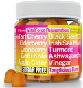Gotu Kola Black Seed Oil Apple Cider Vinagre Irish Seamoss Cranberry Ashwagandha Tart Cereja Curcumin Curcumin Elderberry Gummies