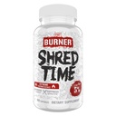 5% Nutrition Shred Time Fat Burner (Chá Verde), Coffee Bean, Cayenne, Theobromine, GBB (Supressão do Apetite) .