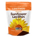Lecitina desoilada em pó de girassol 16 onças, suplemento diário de lecitina para cozinhar, cozimento e chicletes,1760mg Phosphatidyl Choline Supplement - Ótimo para dutos de leite entupidos! 65 Servings, Non-GMO