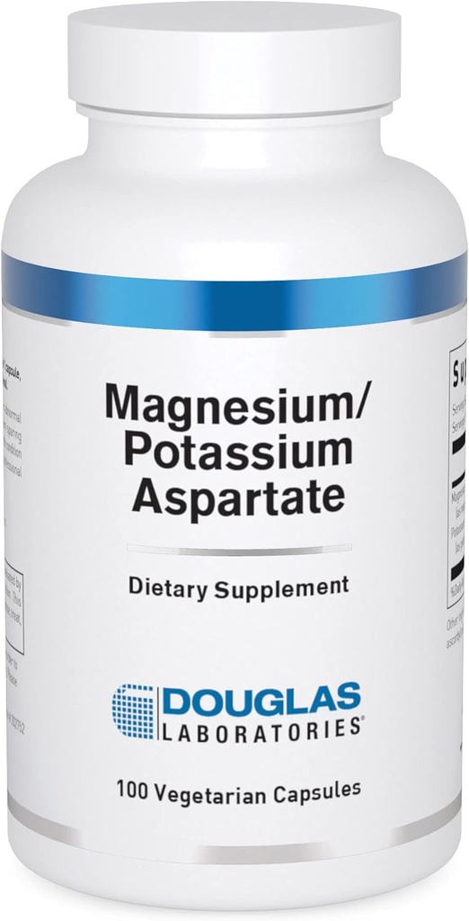 Douglas Laboratories Magnésio/Potássio Aspartato □ Suporta Saúde Cardiovascular e Contractilidade Muscular Esquelética
