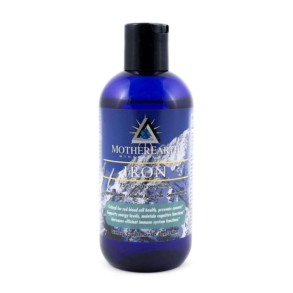 Mineral Angstrom, Ferro-8 onças por MãeTerra Mineral