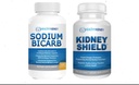 Rim Shield Omega-3 óleo de peixe e bicarbonato de sódio 2 pacote Suporte função normal do rim & níveis de ácido