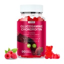 Glucosamina Condroitin Gummies - 3000MG Suplemento de suporte conjunto de força extra com HSH & Elderberry, flexibilidade, antioxidante Imune Suporte Gummy para adultos, homens e mulheres - 90 gomas de framboesa