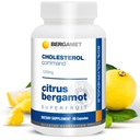 Command Cholesterol, Citrus Bergamot SuperFruit Supplement, 47% Bergamot Polifenol Fraction (BPF) Patented Formula, Made in the USA, 1 Mês, 90 Cápsulas