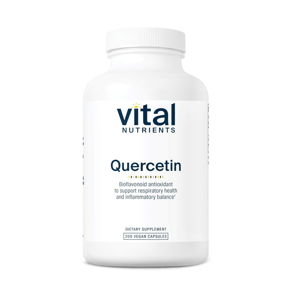 Nutrientes Vital Quercetin - Vegan Quercetin Suplemento com Bioflavonóides para Sinus, Respiratório, Coração, & Imune Function Support
