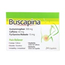 Buscapina Pain Relief Caplets – PMS, Cãibras, Dores de cabeça, Bloating, Dor nas costas e articular – para mulheres e homens – Box com 24 Caplets