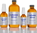 Prata coloidal - 10 PPM - 16 onças / 8 onças / 4 onças / 2 onças - Suporte Imune