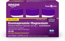 Cuidados Básicos Esomeprazol Magnesium Atrasado-Release Mini Cápsulas, 20 mg, Redutor de Ácido, 24 horas Medicina da Azia, 42 contagem