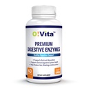Premium Digestive Enzymes with Plant-Based enzymes, Supports Better Digestion, Better Nutrient Absorption (60 Non-GMO Vegetable Capsules)
