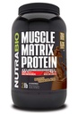 NutraBio Muscle Matrix Protein Powder - 25g de proteína por Scoop - Whey Isolate e Micellar Casein Combo para liberação rápida e lenta - Chocolate Holandês - 2 libras, 28 servings