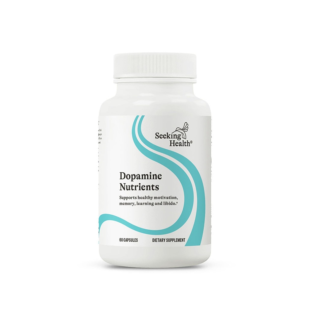 Buscando Nutrientes de Dopamina de Saúde, Suporte Energético, Suporte Antioxidante, Vegetariano (60 Cápsulas)