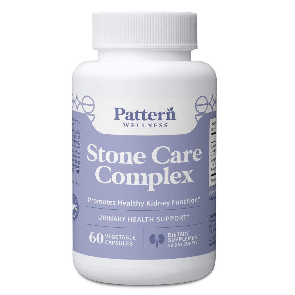 Padrão bem-estar Kidney Stone Complex - Quebrador de Pedra, Fórmula baseada em plantas - Suporte à função renal - 3o Partido Lab testado - Não-GMO, Vegan
