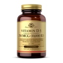 Solgar Vitamina D3 (Cholecalciferol) 250 MCG (10,000 UI), 120 Softgels - Ajuda a manter os ossos e dentes saudáveis - Suporte do sistema imunológico - Sem OGM, sem glúten, sem leite - 120 Servings