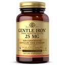 Solgar Gentle Iron 25mg, 90 Cápsulas Vegetais - Energia, Produção Normal de Células de Sangue Vermelho - Gentil sobre o estômago - Não-GMO, Vegan, Sem glúten, Leite Livre, Kosher - 90 Servings
