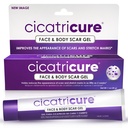 Cicatrização Gel de cicatriz avançado para rosto e corpo - Resultados comprovados em 2 semanas, Tratamento de cicatrizes para cicatrizes cirúrgicas, Marcas de alongamento, cicatrizes de queimaduras e lesões, Acne Scar Tratamento, 1 oz (28 g)