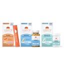 Uqora Regime Completo com Flush, Defender e Promover - Apoio ao Trato Urinário com D-Mannose, Vitamina C, Extrato de Chá Verde, Probióticos & Mais - Suporte Integral de Saúde Bladder * - pacote de 3 partes