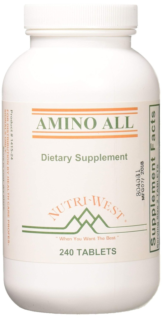 Nutri-West - Amino Todos os 240 comprimidos