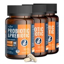 Probióticos de 100 bilhões para homens e mulheres 27 Strains 5 Prebióticos Orgânicos para Gut Digestive & Imune Health, Suporta Diarrhea Gas Bloating, Non-GMO, Zero Fillers – Made in USA-180 Caps