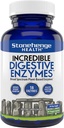 Stonehenge Health Incredible Digestive Enzimas - 18 Enzimas Baseadas em Plantas - Lipase, Lactase, Protease, Amylase, Bromelain for Gas, Bloating, Fadiga (1)