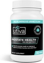 Saúde da próstata Utiva - Fórmula Natural para Função Saudável e Fluxo Urino - Suplemento de próstata para homens - Beta-Sitosterol e Serra Palmetto para homens - 30 Softgels