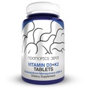 Nootropics Depot Vitamina D3 + K2 com comprimidos de vitamina C