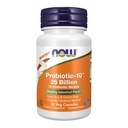 Now Foods Supplements, Probiotic-10TM, 25 bilhões, com 10 Probiótico Strains, Dairy, Soy e Gluten Free, Strain Verified, 30 Veg Cápsulas