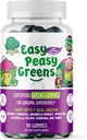 EasyPeasyGreens diariamente chicletes vegetarianos para crianças - 90 chicletes verdes - ajuda os comedores exigentes obter seus vegetais em - feito com 10 extratos vegetais reais e 100% Vegan