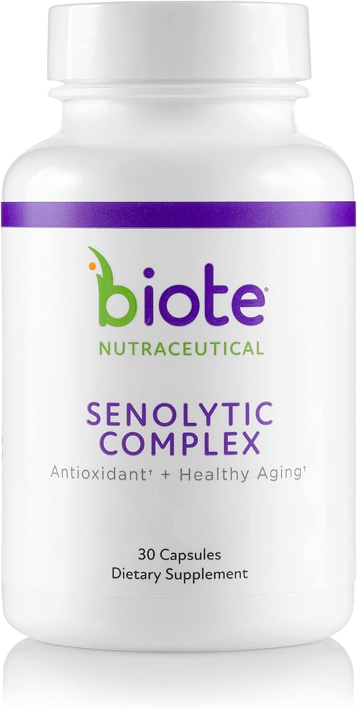 Biote Nutracêuticos - Complexo SENOLÍTICO - Antioxidantes + Envelhecimento saudável (30 cápsulas)