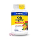 Enzimedica Kids Digest, Enzimas Digestivas Mastigáveis, Sabor Natural Fruit Punch, 60 Servings