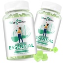 EAA Gummies Aminoácidos Essenciais - 60 dias Forneça todos os 9 Aminós Essenciais e Todos os Aminós de Cadeia Ramificada (BCAAs) Açúcar Livre com Recuperação Músculo Suporte Energia Não GMO Green Apple Flavor