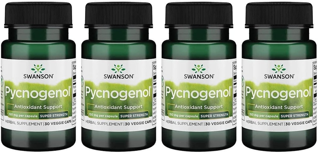 Swanson Ultra Pycnogenol - Super Dosagem 150 mg 30 Veg Caps 4 Pack