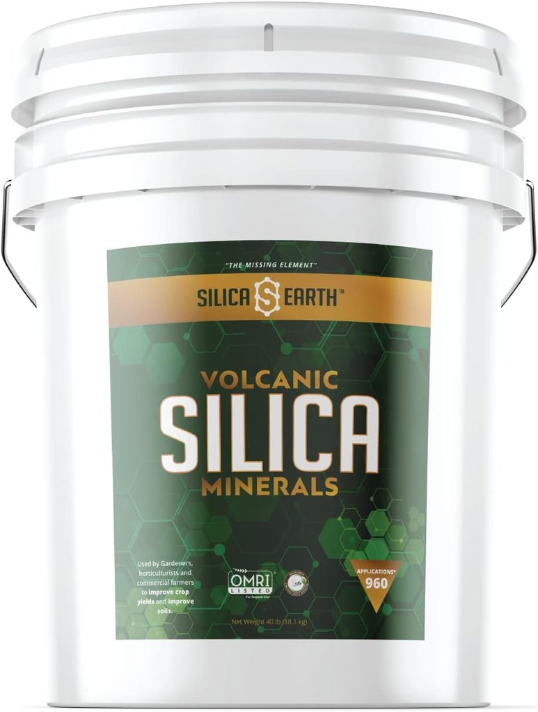 Minerais de Sílica Vulcânica Micronizados- 40 lbs