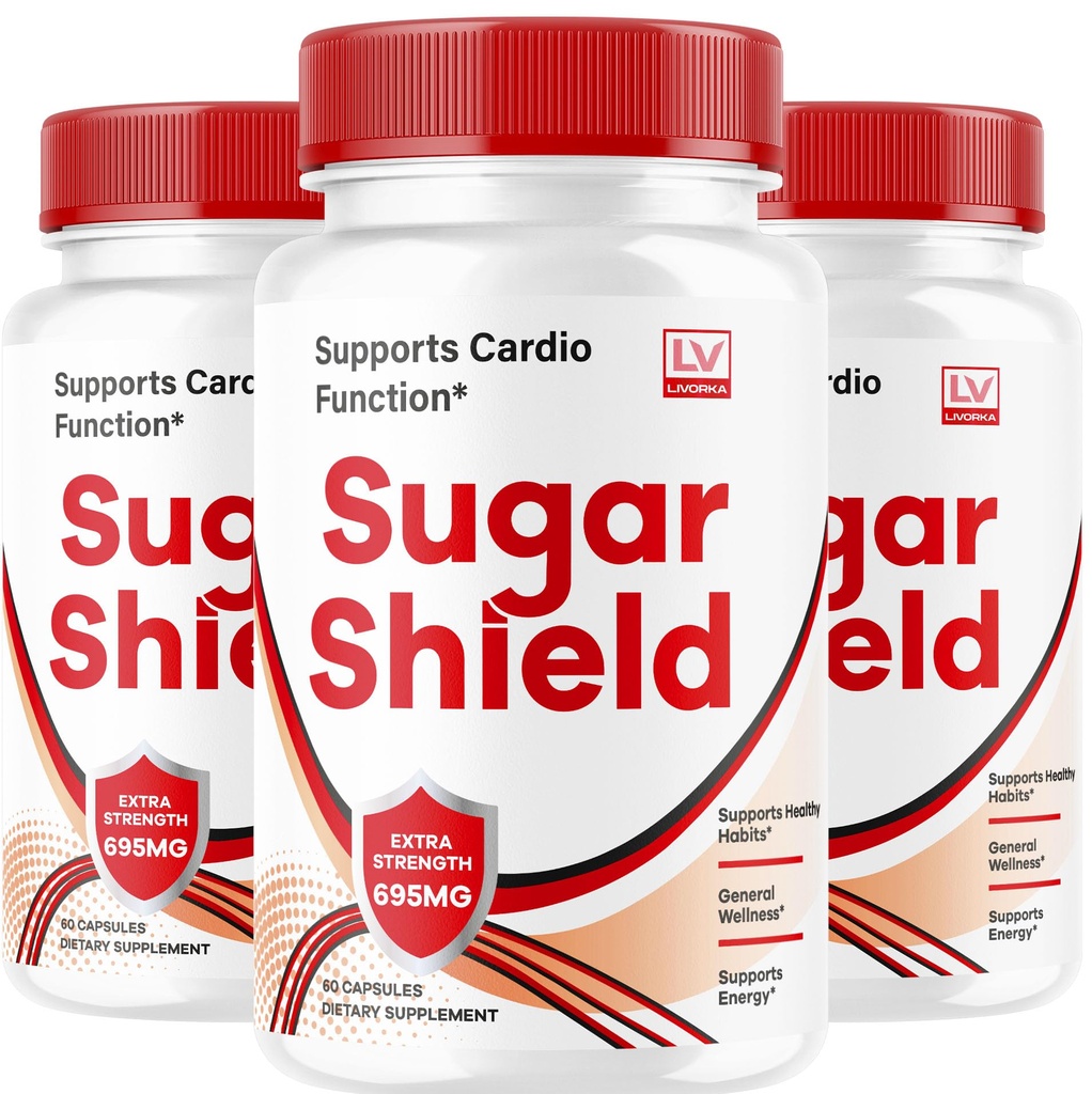 (3 Pack) Sugar Shield, Sugar Shield Blood Support, Sugar Shield Pills, Sugar Shield Cápsulas, Sugar Shield, Sugar Shield Fórmula avançada, Sugar Shield Reviews, 90 Cápsulas