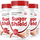 (3 Pack) Sugar Shield, Sugar Shield Blood Support, Sugar Shield Pills, Sugar Shield Cápsulas, Sugar Shield, Sugar Shield Fórmula avançada, Sugar Shield Reviews, 90 Cápsulas