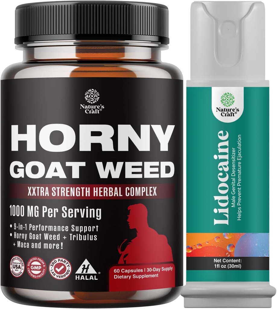 Pacote de Erva Erva Erva Erva Complexo para homens e mulheres Energia reforçada e resistência e Black Maca Raiz Cápsulas para homens - revigorante Drive Mood & Energy Booster para homens
