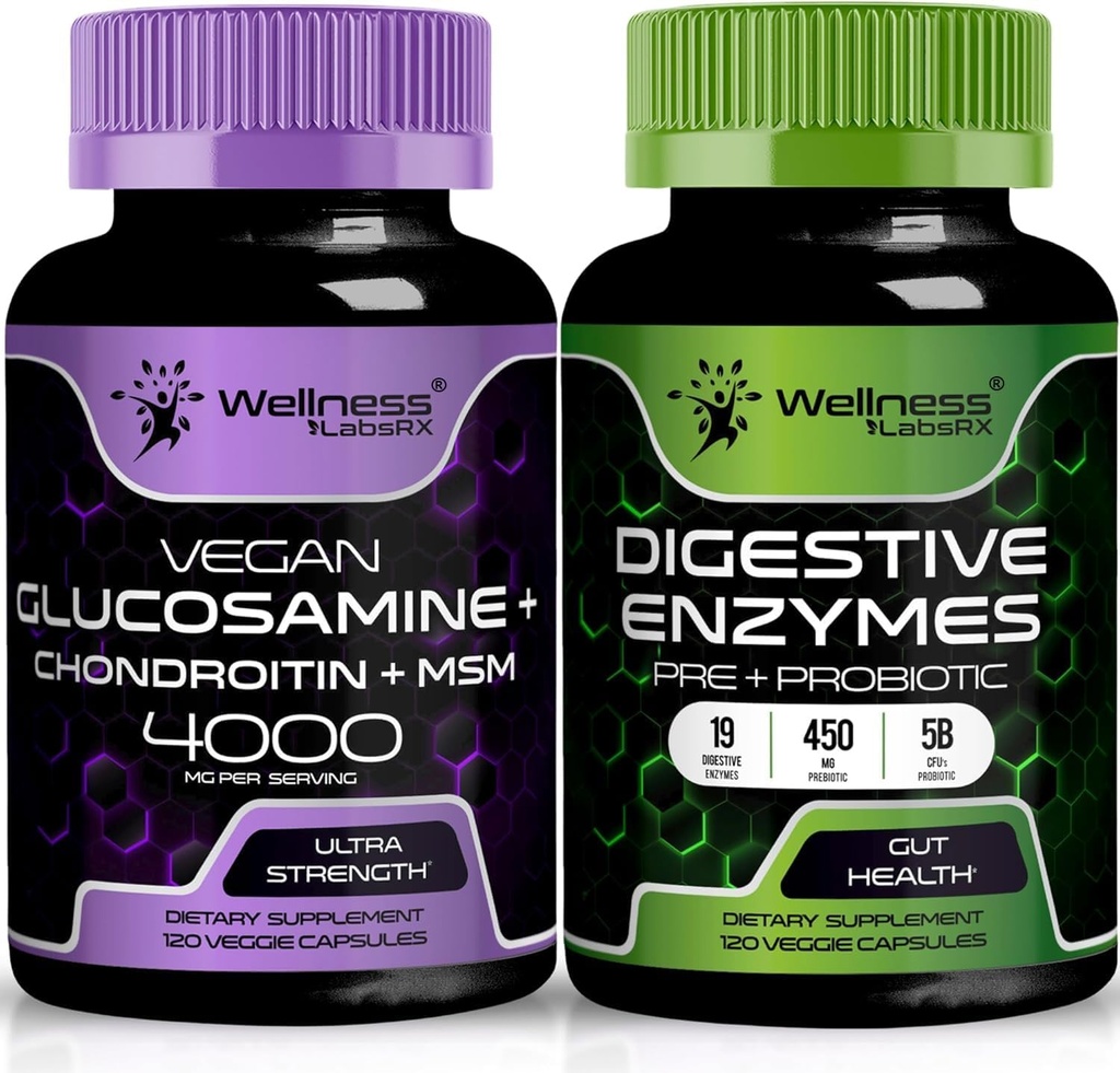 WELLNESS LABSRX Cápsulas Enzimas Digestivas