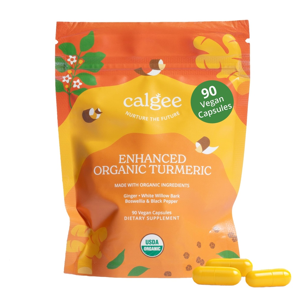 Premium 5-em-1 1100mg Curcumina Turmérica com Pimenta Negra para máxima biodisponibilidade, além de Boswellia & Willow Branco. USDA Apoio Orgânico Conjunto, feito nos EUA e 3o partido testado. 90 Ct.