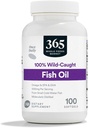 365 por mercado inteiro de alimentos, peixe de óleo 1000 Mg, 100 Softgels