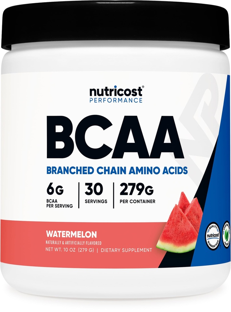 Nutricost BCAA Pó (Melancia, 30 Servões) - Razão ideal 2:1:1:1