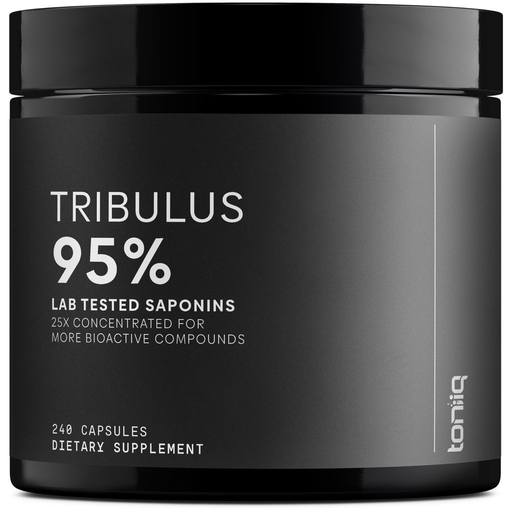 Tribulus Terrestris para homens - Extrato de ultra alta potência 25:1 com 95% de saponinas - 1300mg Fórmula pura e concentrada - Laboratório de terceira parte testado para pureza e qualidade - 240 Cápsulas