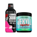 PROSUPPS L-Carnitine 3000 Estimulante livre de líquidos shots (31 Servings, Dragon Fruit) e Mr. Hyde assinatura série pré-trabalho Energia em pó bebida (30 Servings, Blueberry Limonada) Bundle