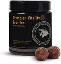 Olympia Vitality Truffles □ Natural Gut Health Sobremesa & Gut Detox Supplement + Apoio ao sono + Humic & Fulvic ácido orgânico puro Cacao & Data □ Não GMO & orgânico
