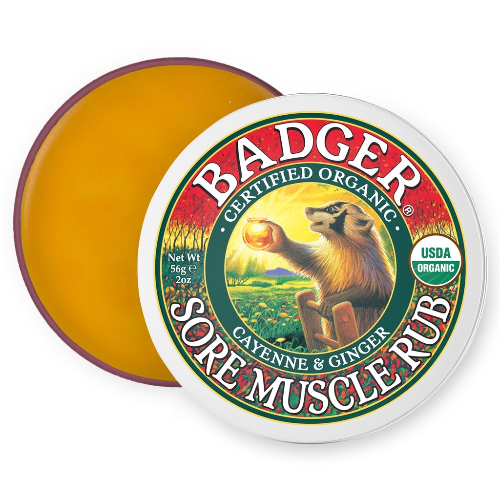 Esfregar estanho dolorido orgânico do músculo, 2 OZ