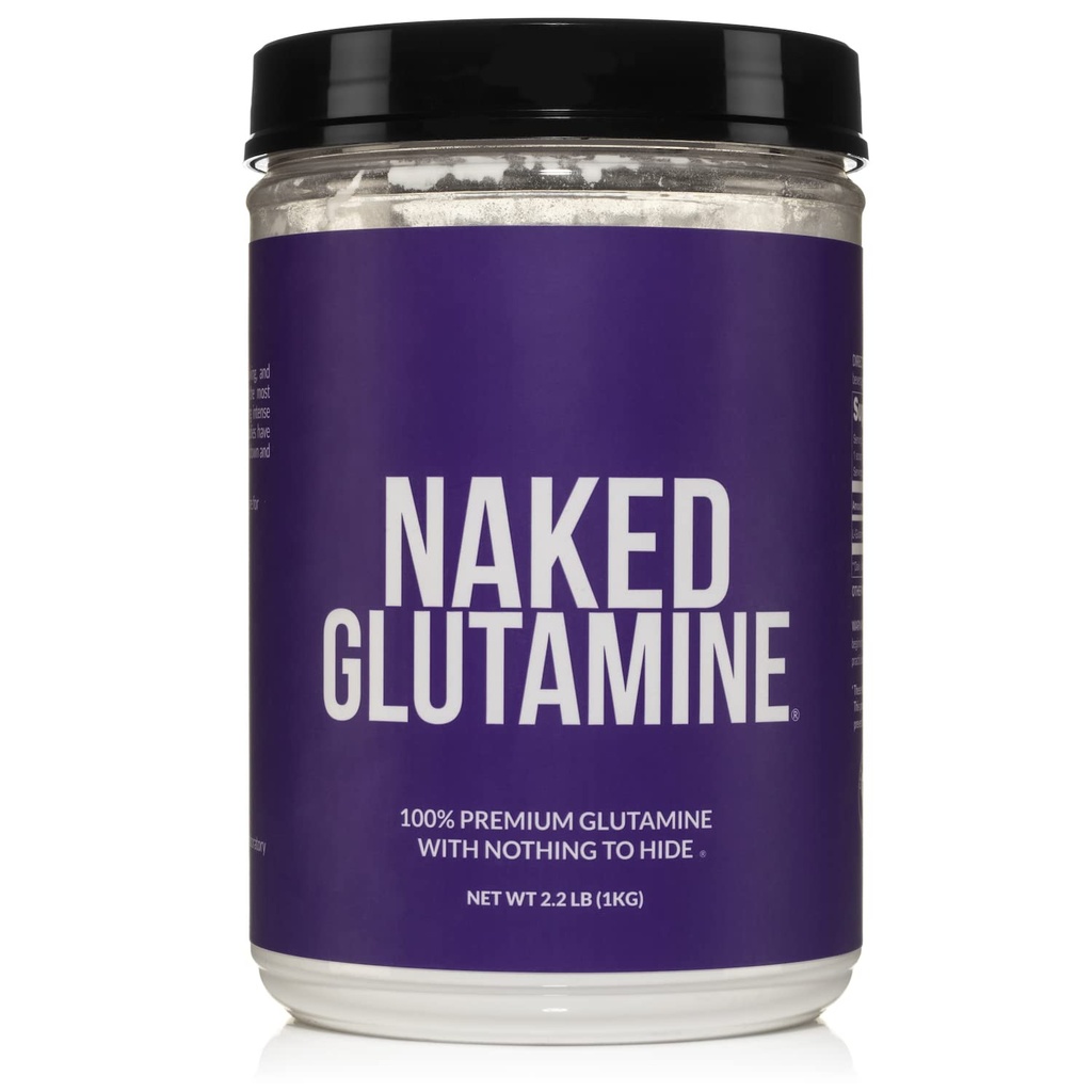 Puro L-Glutamina Made in the USA - 200 Servings - 1.000g, 2.2lb Bulk, Vegan, Non-GMO, Gluten e Soy Free. Minimize a repartição muscular e melhorar a síntese de proteínas. Sem aditivos